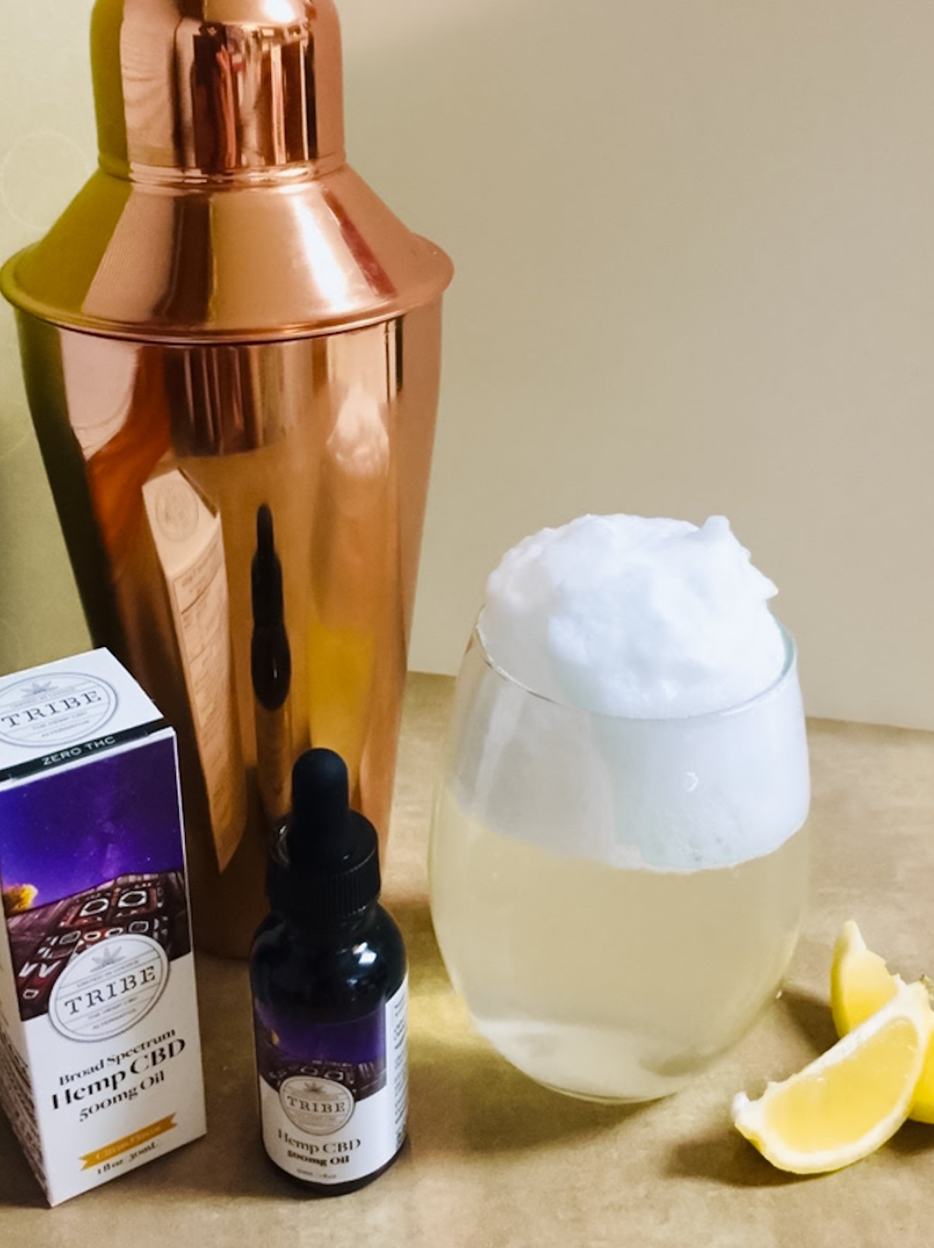 “Shake Up” Your Collins Routine - Tribe’s CBD Gin Fizz