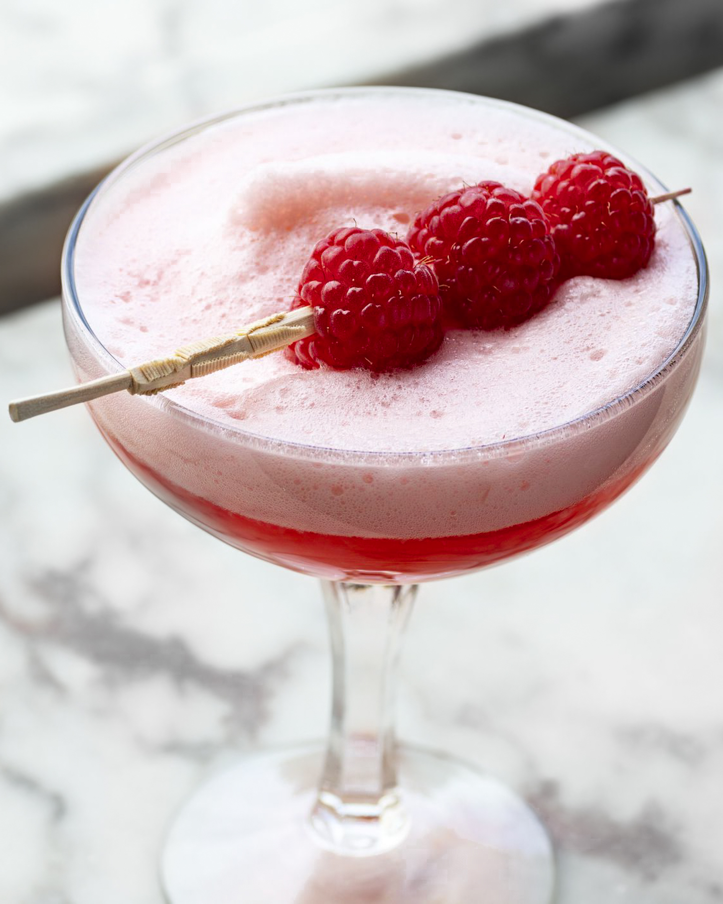 Frothy Framboise From Philly – How To Make A CBD Clover Club