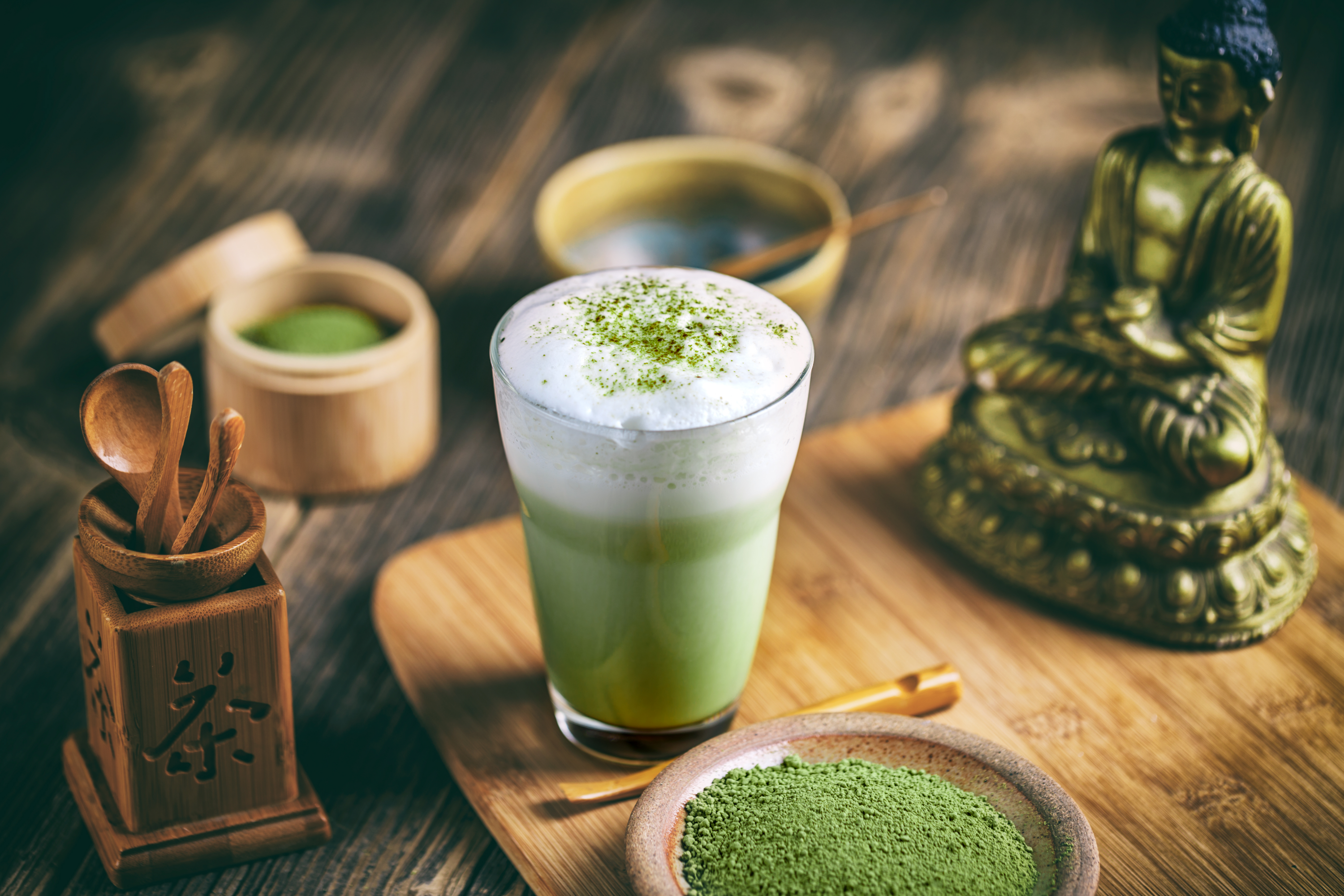 Unleash The Stress-Busting Samurai! — Tribe’s CBD Iced Matcha Tea Latte